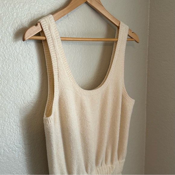 Spiritual Gangster Women's Serenity Soft & Cozy Romper Jumpsuit in Ivory, Large - Picture 5 of 10